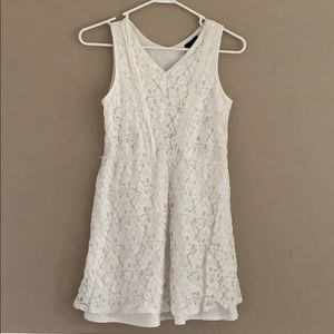 White lace dress